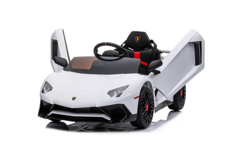 Детский электромобиль Lamborghini Aventador SV Roadster 2WD 12V - BDM0931-WHITE