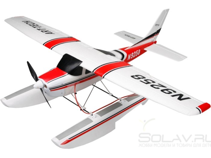 Радиоуправляемый самолет Art-tech Cessna 182 400 Class с лыжами 2.4G - 2101T