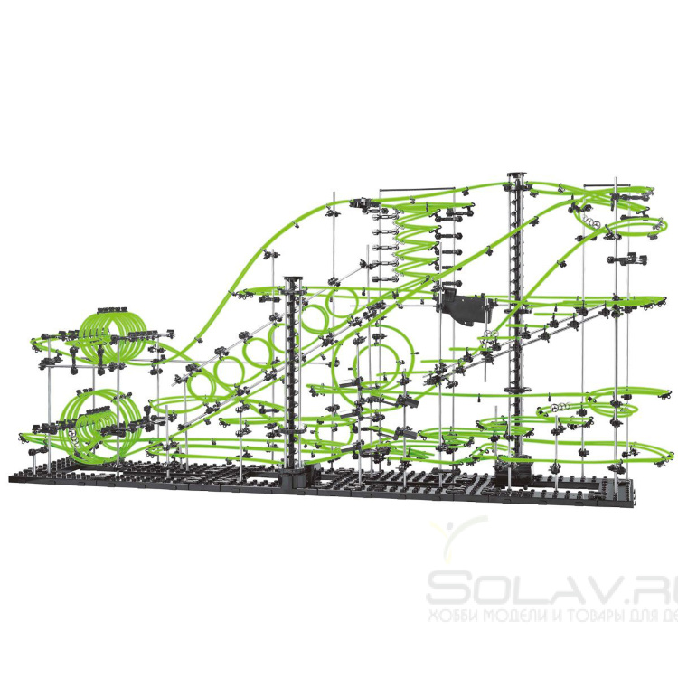 Динамический конструктор Космические горки, новая серия, светящиеся рельсы, уровень 8 - 233-8G