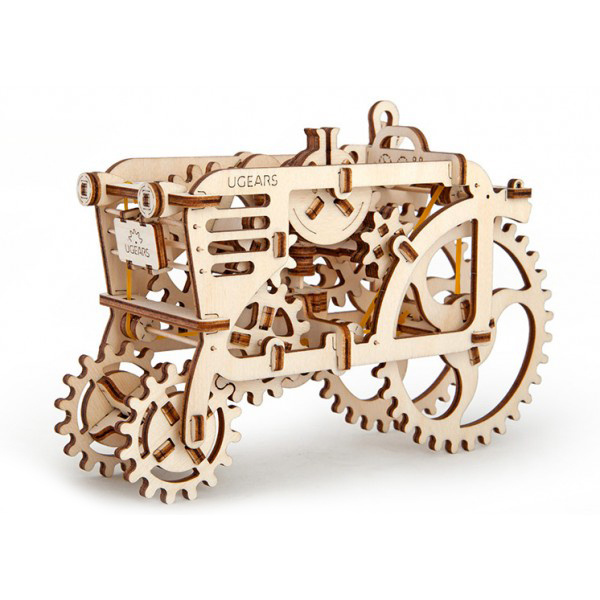 Деревянный 3D конструктор Ugears "Трактор" - 70003