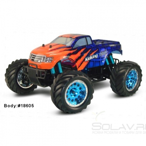 Радиоуправляемый внедорожник HSP Electric Off-Road KidKing TOP 4WD 1:16 - 94186TOP - 2.4G