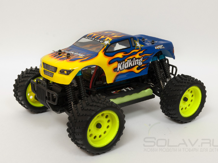 Радиоуправляемый внедорожник HSP Electric Off-Road KidKing 4WD 1:16 - 94186-18601 - 2.4G