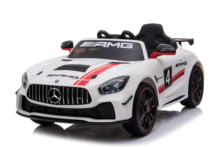 Детский электромобиль Hollicy Mercedes GT4 AMG White 12V - SX1918S-WHITE