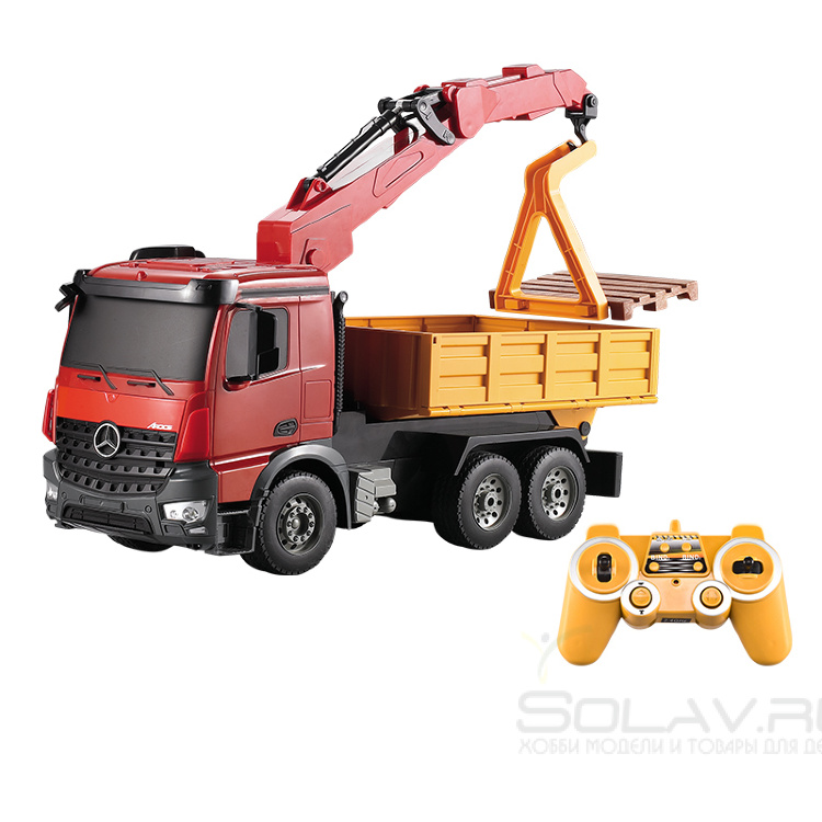 Радиоуправляемый кран Double E Mercedes-Benz Arocs 1:20 2.4G - E565-003