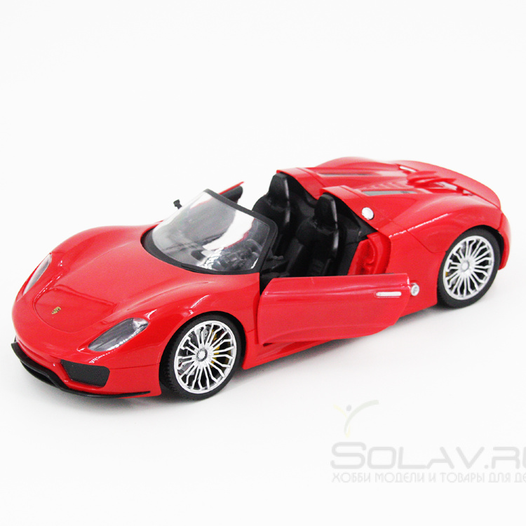 Радиоуправляемая машина Porsche 918 Spider Red 1:14 - 2246J