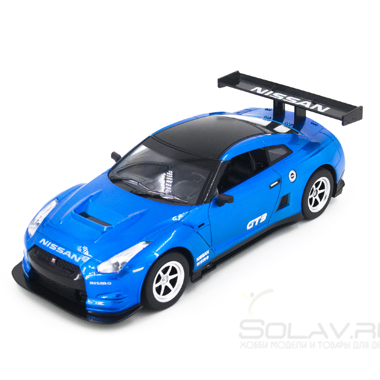 Радиоуправляемая машина Nissan GTR Blue 1:16 - HQ20132