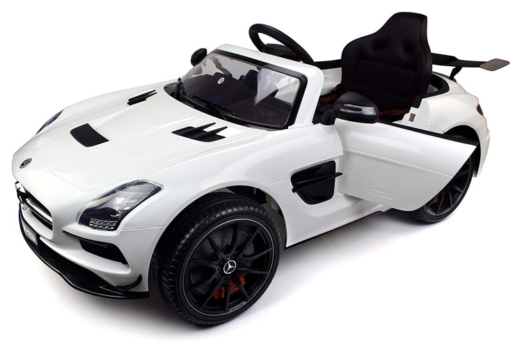 Электромобиль Mercedes-Benz SLS AMG White - SX128-S