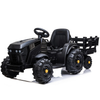 Детский электромобиль Bettyma трактор с прицепом 2WD 12V - BDM0925-BLACK