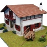 Сборная деревянная модель деревенского дома Artesania Latina Chalet en kit de Caserío con carro, 1/72