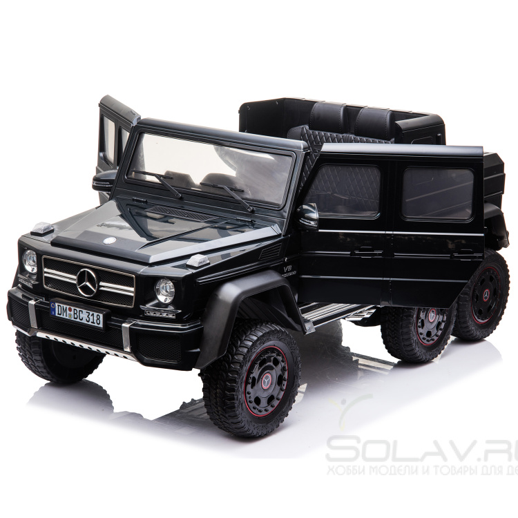 Детский электромобиль Mercedes - Benz G63 AMG Black 4WD - DMD-318-BLACK-PAINT