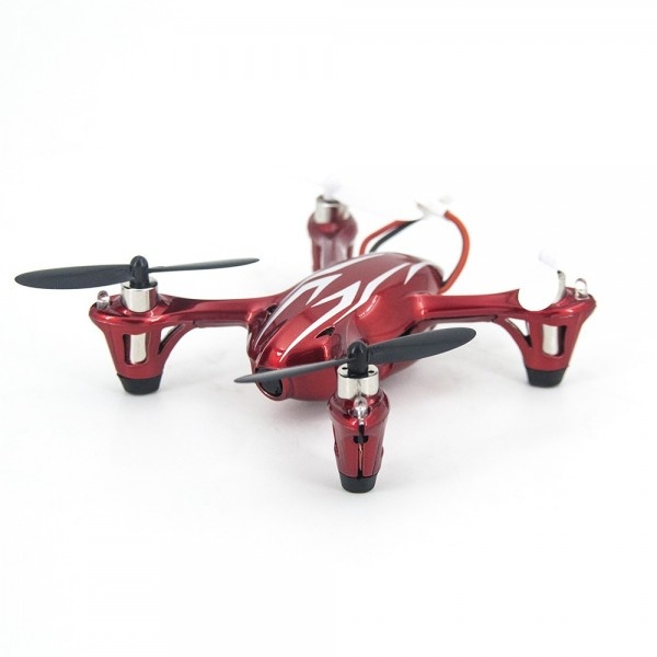 Радиоуправляемый красный квадрокоптер Hubsan X4 H107C c видеокамерой 2.4G - H107C-RED