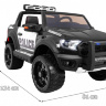 Детский электромобиль Ford Ranger Raptor Police с мигалками - DK-F150RP-BLACK-PAINT