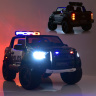 Детский электромобиль Ford Ranger Raptor Police с мигалками - DK-F150RP-BLACK-PAINT