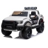 Детский электромобиль Ford Ranger Raptor Police с мигалками - DK-F150RP-WHITE