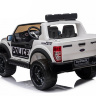 Детский электромобиль Ford Ranger Raptor Police с мигалками - DK-F150RP-WHITE