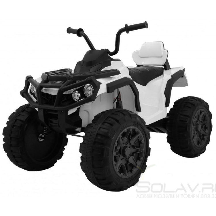 Детский квадроцикл Grizzly ATV 4WD White 12V с пультом управления - BDM0906-4