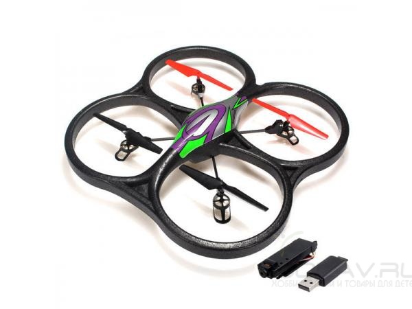 Радиоуправляемый квадрокоптер WLToys V262  Camera Cyclone UFO Drones 2.4G - V262C