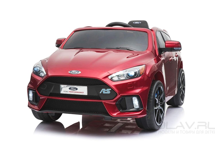 Детский электромобиль Dake Ford Focus RS Wine Red 12V 2.4G - F777-RED