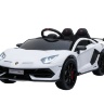 Детский электромобиль Lamborghini SVJ 12V - WHITE - HL328