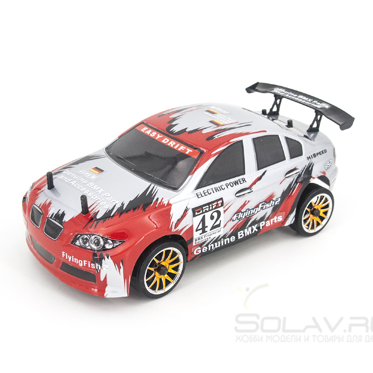 Радиоуправляемая машина для дрифта HSP FlyingFish2 BMW Drift Car 4WD 1:16 2.4G - 94163-16302