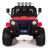 Двухместный полноприводный электромобиль Red Jeep 12V 2.4G - S2388