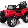 Двухместный полноприводный электромобиль Red Jeep 12V 2.4G - S2388