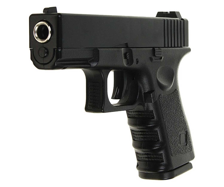 Пистолет металлический Glock 17 (пневматика, 18,5 см) - G.15