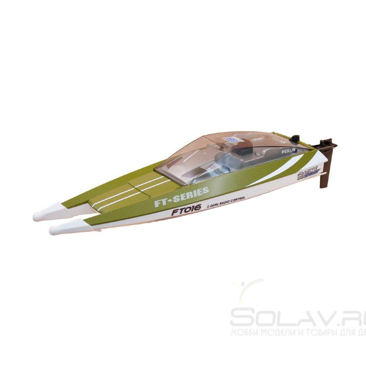 Радиоуправляемый катер Feilun FT016 Racing Boat Green RTR 2.4G - FT016